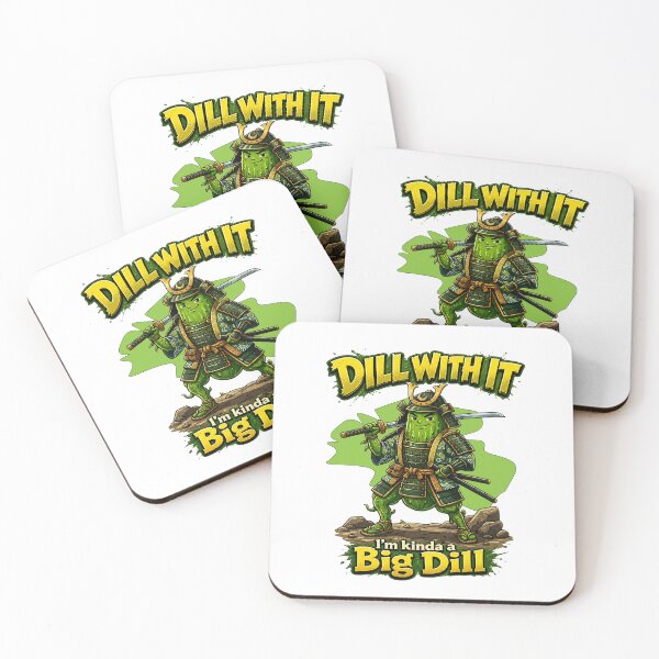 Item preview, Dill Wit It! I'm  Kinda A Big Dill! Cucumber Samurai designed and sold by Clickcreations.