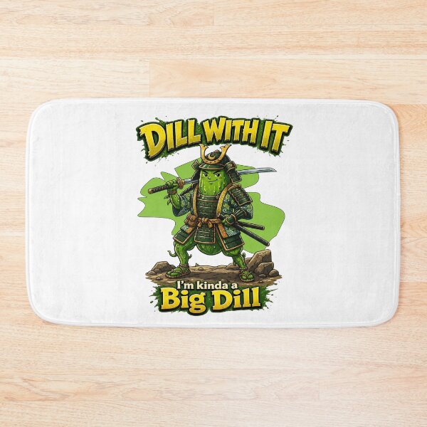 Item preview, Dill Wit It! I'm  Kinda A Big Dill! Cucumber Samurai designed and sold by Clickcreations.