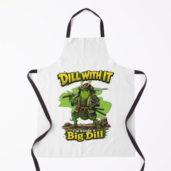 Item preview, Dill Wit It! I'm  Kinda A Big Dill! Cucumber Samurai designed and sold by Clickcreations.