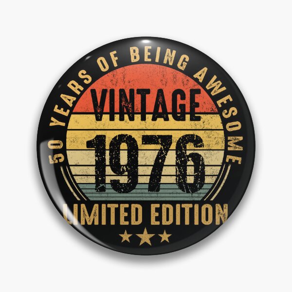 Item preview, Vintage 1976, 50th Birthday Gift Distressed Design Funny   designed and sold by FernaRoje.