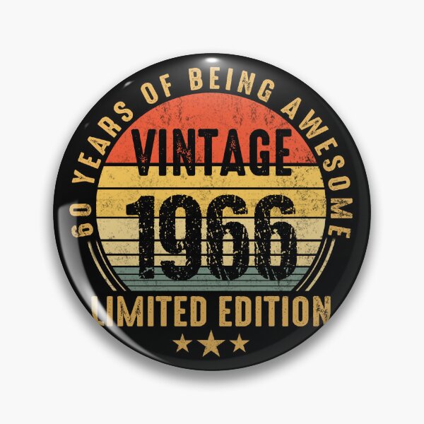 Item preview, 60th Birthday Vintage 1966 Distressed Design Retro Birthday Gift designed and sold by FernaRoje.