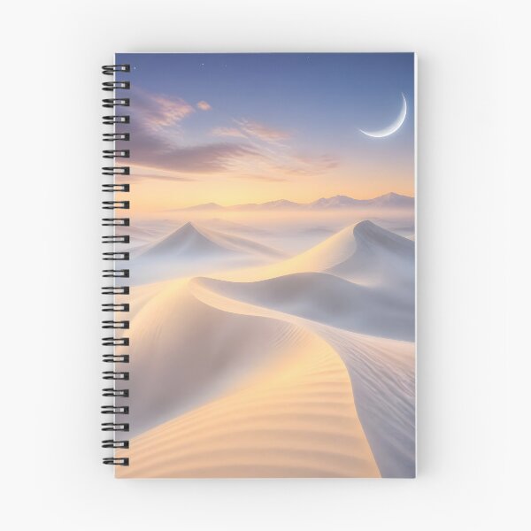 Item preview, Melodious Ivory Desert Dunes and Pale Blue Moon designed and sold by Glitchart66.