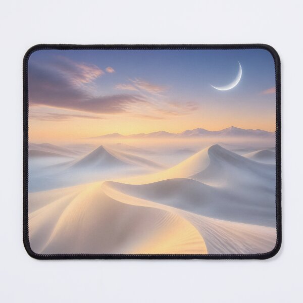 Item preview, Melodious Ivory Desert Dunes and Pale Blue Moon designed and sold by Glitchart66.