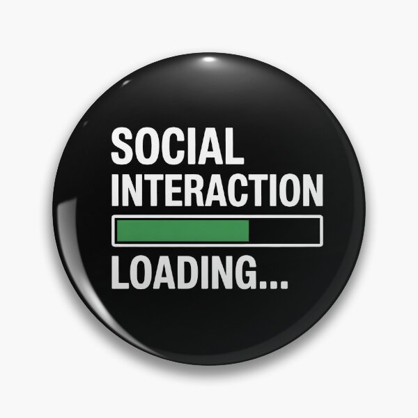 Item preview, Social Interaction Loading Funny Autism ADHD Neurodivergent Gift designed and sold by Say It With Ink.