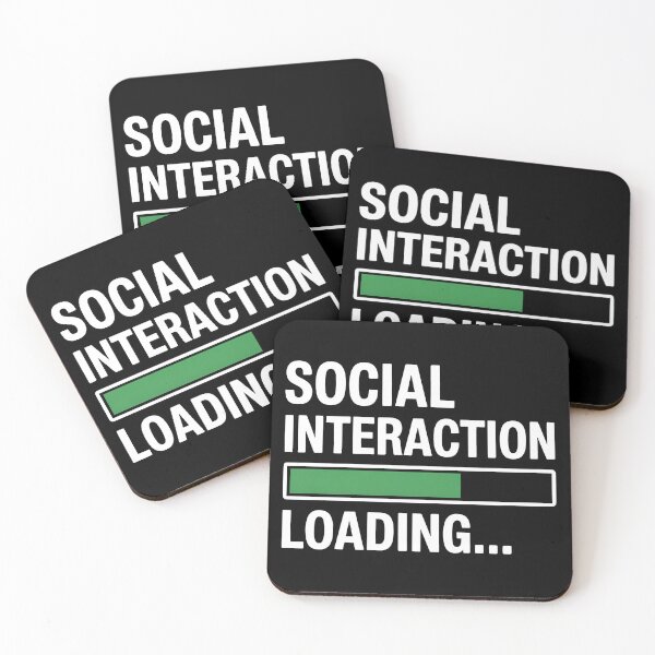 Item preview, Social Interaction Loading Funny Autism ADHD Neurodivergent Gift designed and sold by Say It With Ink.
