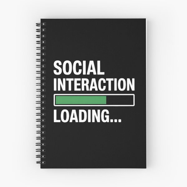 Item preview, Social Interaction Loading Funny Autism ADHD Neurodivergent Gift designed and sold by Say It With Ink.