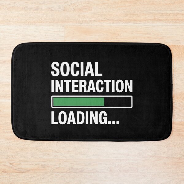 Item preview, Social Interaction Loading Funny Autism ADHD Neurodivergent Gift designed and sold by Say It With Ink.