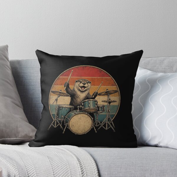 Item preview, Otter Drummer Rock designed and sold by zoes-ink.