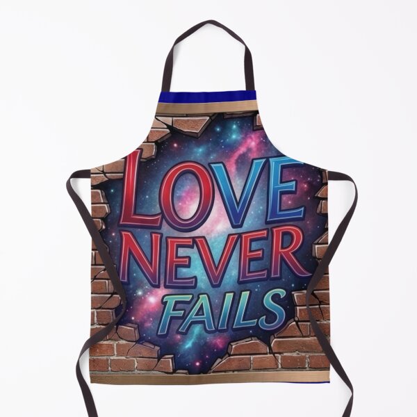 Item preview, Love Never Fails Cosmic Mural: Nebula Galaxy Through Brick Wall Art designed and sold by KabronX.