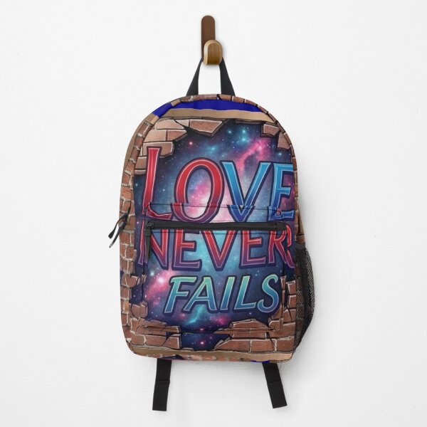 Item preview, Love Never Fails Cosmic Mural: Nebula Galaxy Through Brick Wall Art designed and sold by KabronX.