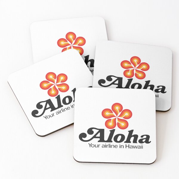 Artikelvorschau, Aloha Airlines 1979 Retro Logo Airline Livery Hawaiian Airlines entworfen und verkauft von RetroAviation.