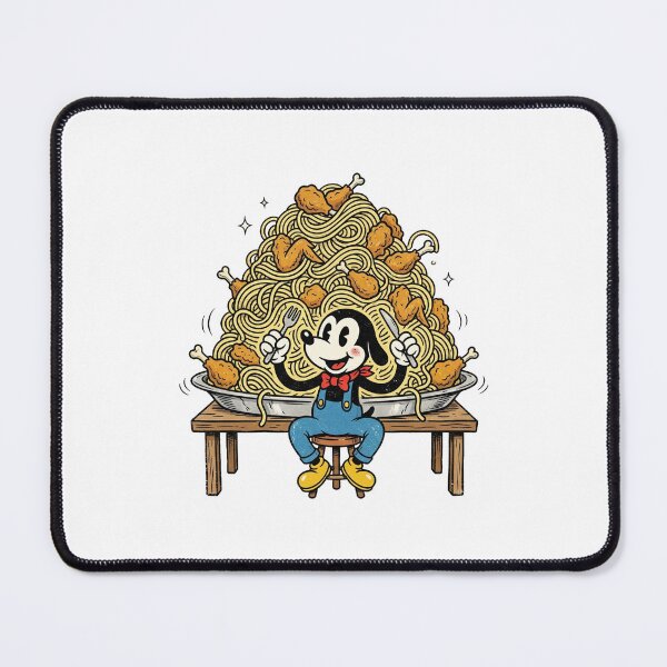 Item preview, Mukbangers Retro Vintage Cartoon Feast designed and sold by DuckOddity.