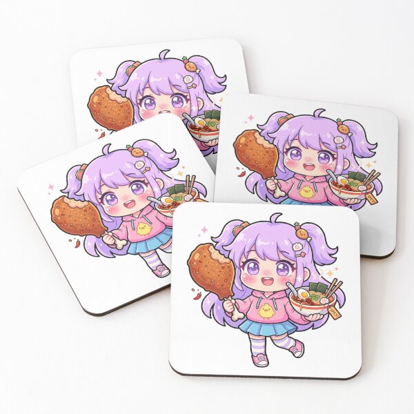 Item preview, Mukbangers Cute Chibi Foodie designed and sold by DuckOddity.
