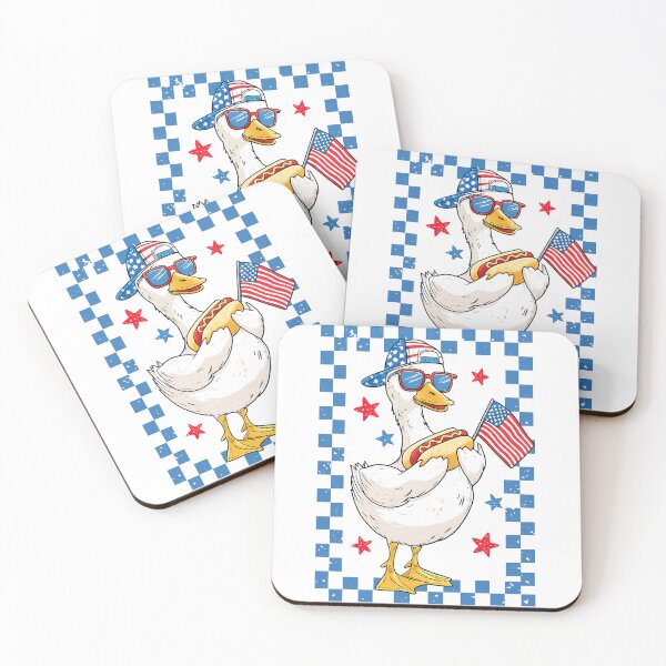Item preview, Funny Patriotic Duck USA Flag Hot Dog 4th of July Kids Boys designed and sold by MdEchoSTS.