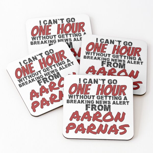 Item preview, I Can't Go One Hour Without Getting A Breaking News Alert From Aaron Parnas designed and sold by The Menace Mama.