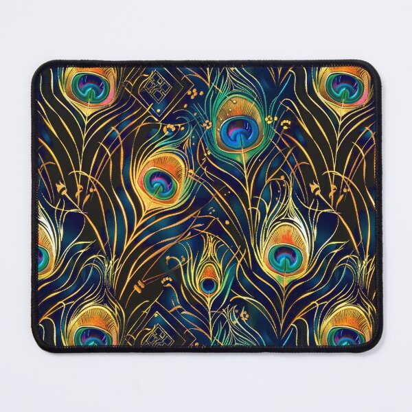 Item preview, Peacock Fantasy Feathers Colorful Vibrant Designs Exotic Pattern designed and sold by DEC02.