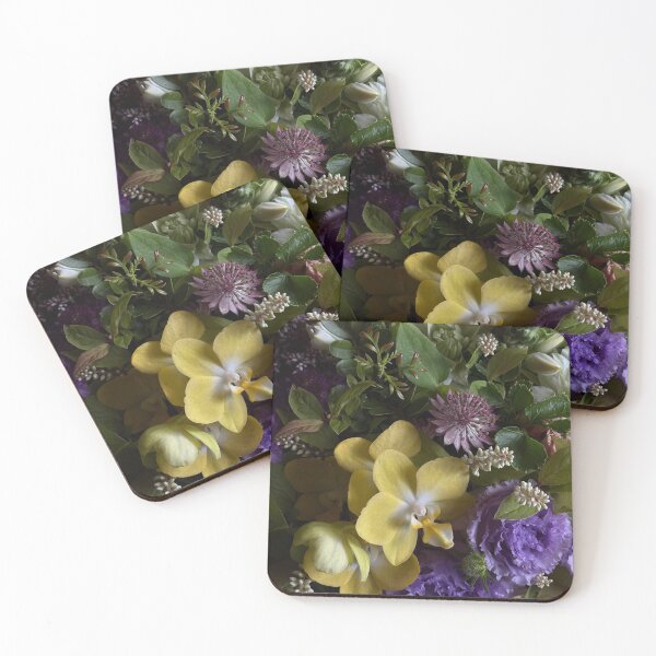 Item preview, Elegant Purple & Green Floral Arrangement designed and sold by PapoBotanica.