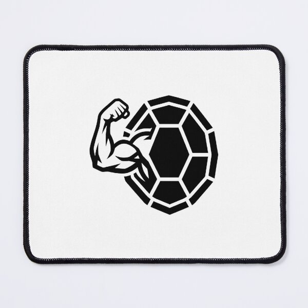 Item preview, Macho Turtle Modern Minimalist Gym Icon designed and sold by DuckOddity.