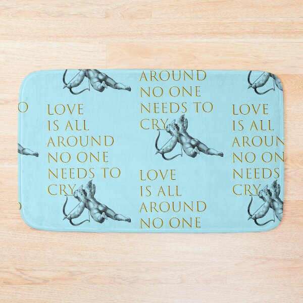 Item preview, Golden Typography Love Is All Around Quote designed and sold by Mauswohn.
