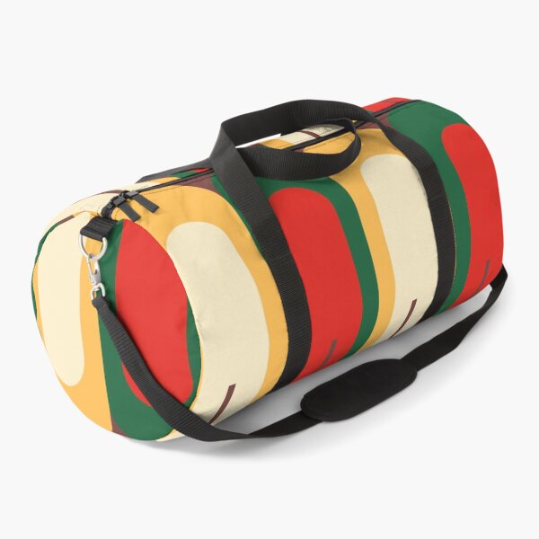 Item preview, Retro Pop 70s Geometric Pillars - Vibrant Mid Century Modern Pattern designed and sold by Luckymoon2000.