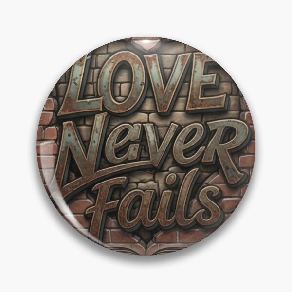 Item preview, Love Never Fails Steampunk Art: Industrial Brick Wall & Gears Mural designed and sold by KabronX.