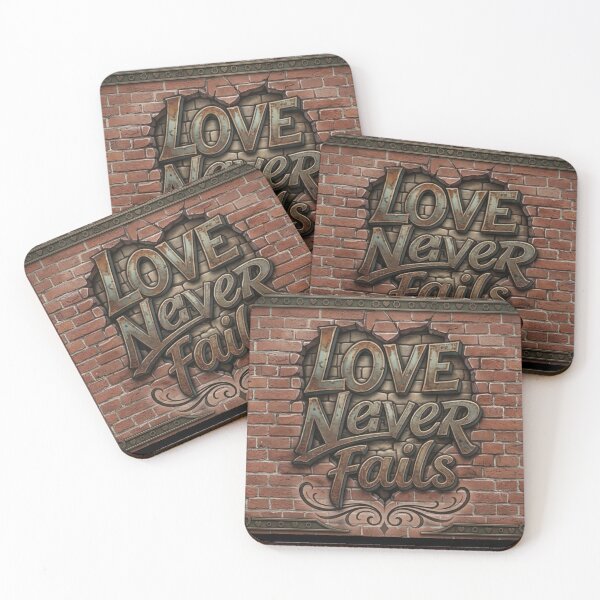 Item preview, Love Never Fails Steampunk Art: Industrial Brick Wall & Gears Mural designed and sold by KabronX.