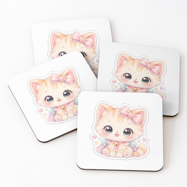Item preview, Angel Kitten with Heart Wings designed and sold by Old Classic Cartoons.