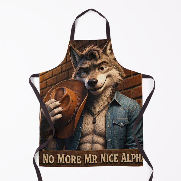 Item preview, No more Mr Nice Alpha Ironic Sigma Alpha Wolf Brainrot designed and sold by ArtyLify.