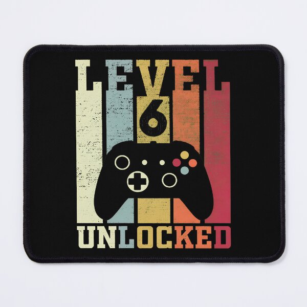 Item preview, Level 6 Unlocked Retro Gaming Birthday designed and sold by OlyvieArt.
