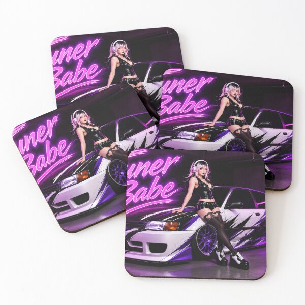Item preview, Neon "Tuner Babe" designed and sold by BleedingFrames.