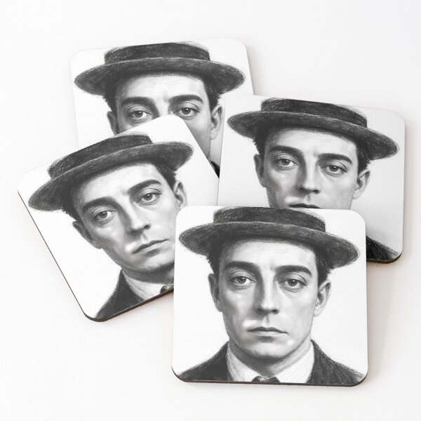 Item preview, Retro and Vintage Stars  Buster Keaton designed and sold by MarkColeImaging.