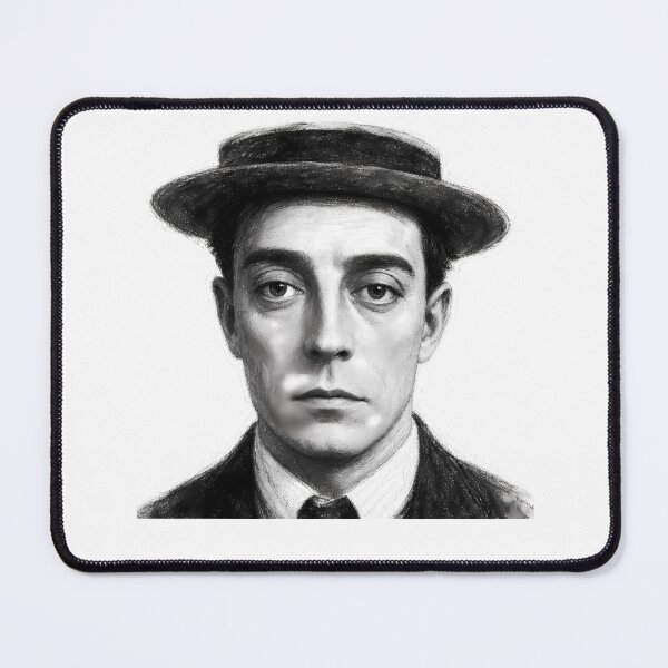 Item preview, Retro and Vintage Stars  Buster Keaton designed and sold by MarkColeImaging.