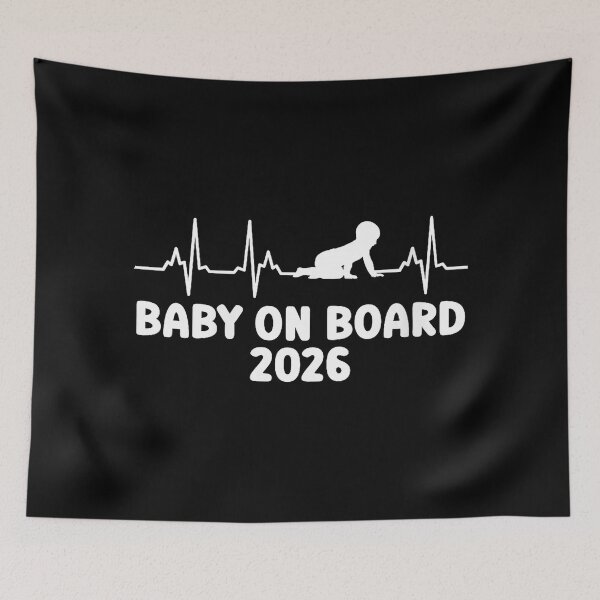 Item preview, Baby On Board 2026 Pregnancy Announcement  designed and sold by zamiokaline.