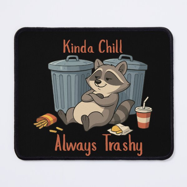 Item preview, Kinda Chill but Always Trashy designed and sold by Cut & Paste Productions.
