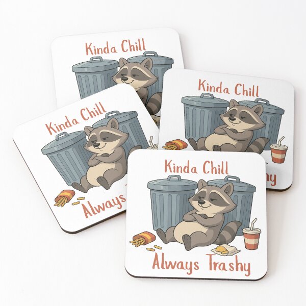 Item preview, Kinda Chill but Always Trashy designed and sold by Cut & Paste Productions.