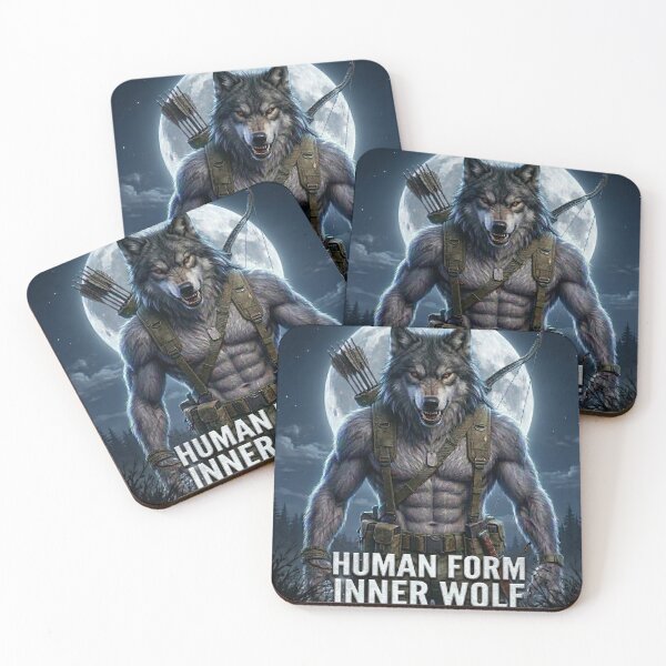 Item preview, Human Form, Inner Wolf Sigma Alpha Wolf Brainrot designed and sold by ArtyLify.