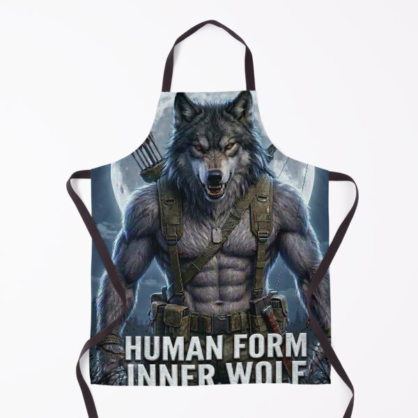 Item preview, Human Form, Inner Wolf Sigma Alpha Wolf Brainrot designed and sold by ArtyLify.