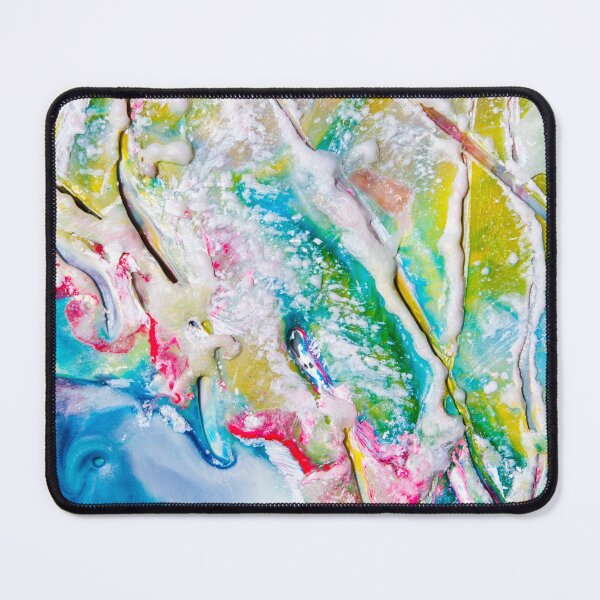 Item preview, Melodic Bloom – Abstract Vibrant Abstract Fluid Art Painting – Colorful Acrylic Pour Texture with Bright Neon Swirls & Modern Art DesignRose with Musical Harmony flower in nature abstract art designed and sold by AESTHETIC-FLAIR.