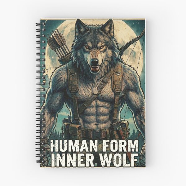 Item preview, Human Form, Inner Wolf –  Sigma Alpha Wolf Brainrot designed and sold by ArtyLify.