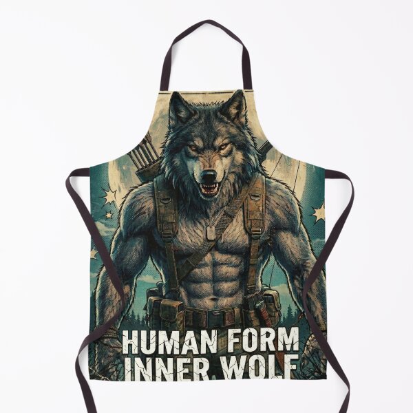 Item preview, Human Form, Inner Wolf –  Sigma Alpha Wolf Brainrot designed and sold by ArtyLify.