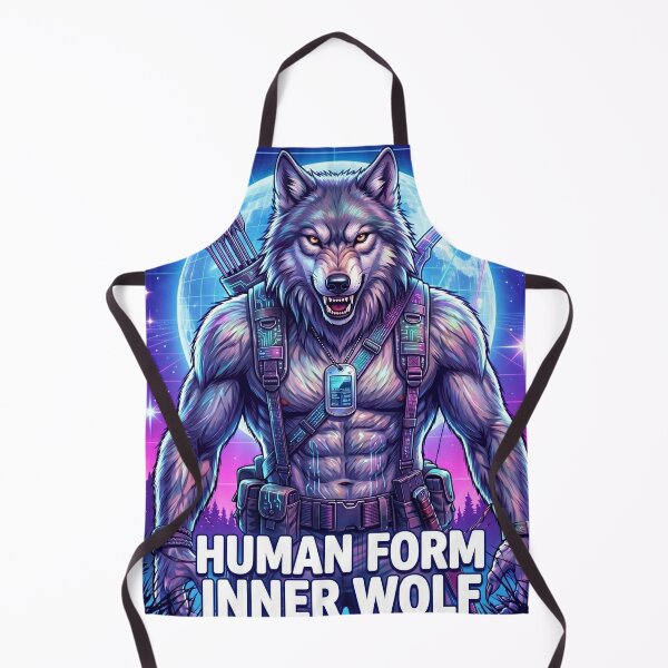 Item preview, Human Form, Inner Wolf –  Sigma Alpha Wolf Brainrot Y2K designed and sold by ArtyLify.