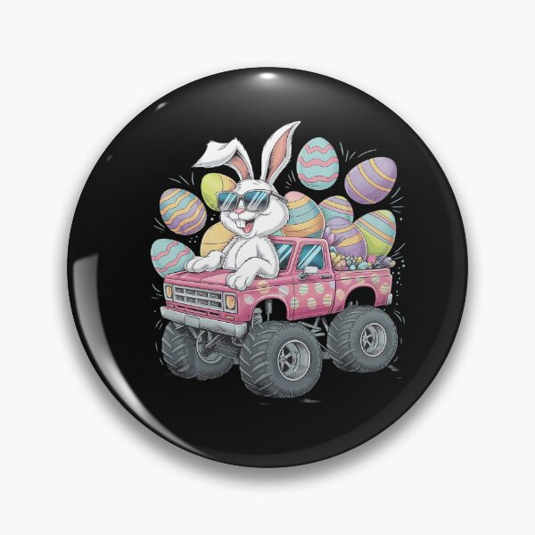 Item preview, Kids Easter Day Bunny Monster Truck Eggs cool Rabbi  designed and sold by AvenStudioCo.