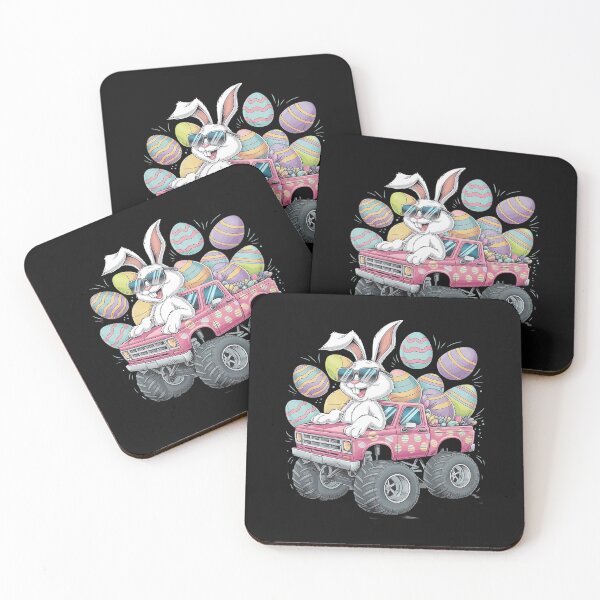 Item preview, Kids Easter Day Bunny Monster Truck Eggs cool Rabbi  designed and sold by AvenStudioCo.