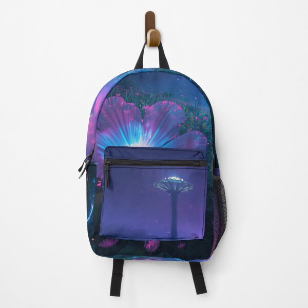 Item preview, Bioluminescent Alien Flower Meadow in Cinematic Fantasy Sci Fi Landscape designed and sold by Luminous Wilds.