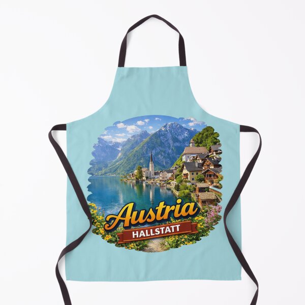Item preview, Austria Hallstatt - Alpine Village, Lake & Mountain designed and sold by Myra365Art.