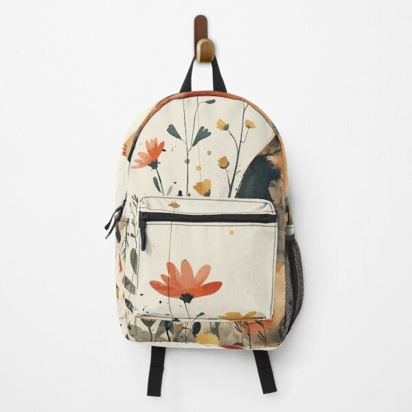 Item preview, Calico Watercolor Cat In Wildflower Garden designed and sold by solynneart.