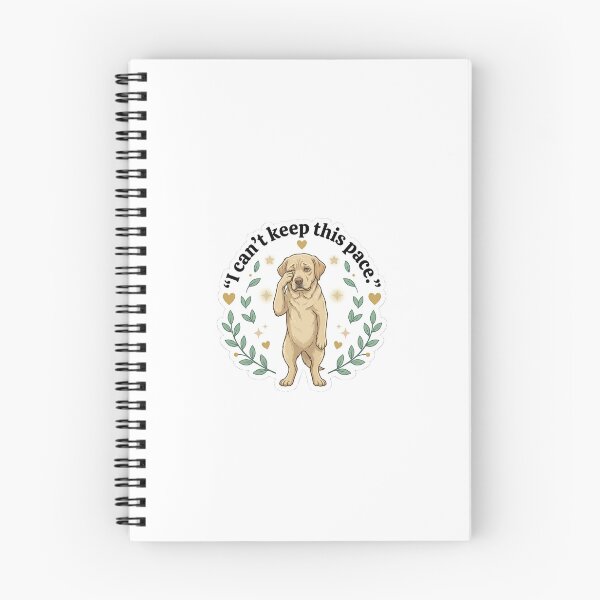 Item preview, Cant keep this pace tired dog sticker designed and sold by wildbest.