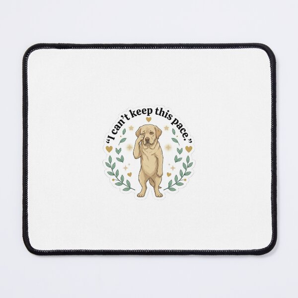 Item preview, Cant keep this pace tired dog sticker designed and sold by wildbest.