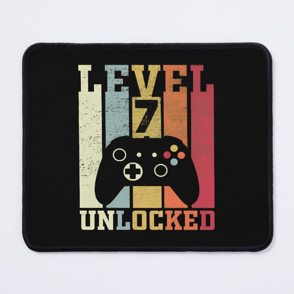 Item preview, Level 7 Unlocked Birthday Video Game Controller Tee designed and sold by OlyvieArt.