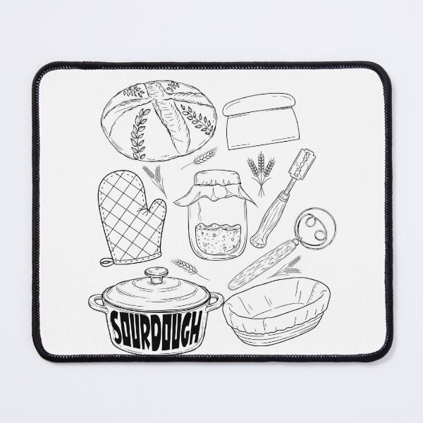 Item preview, Sourdough Essentials Graphic – Artisan Bread Maker Design (white) designed and sold by bruise+blush.